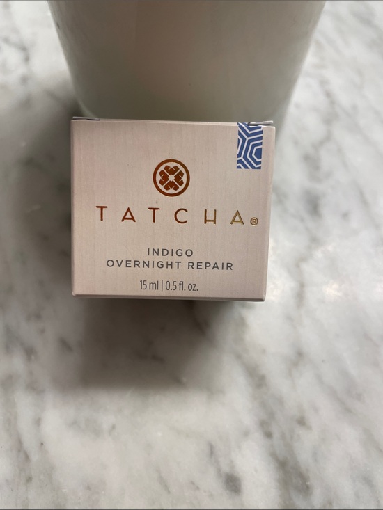 Tatcha Other - Tatcha Indigo Overnight Repair Cream Box with Gold Logo and Blue Accent